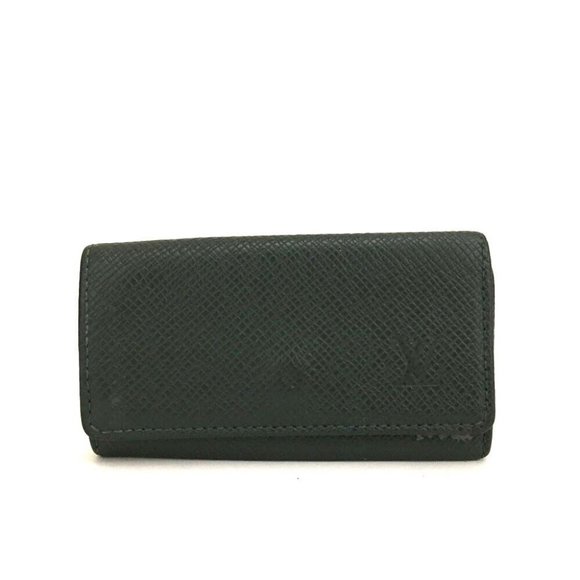 425145N Louis Vuitton Key Case Multicles 4 Ring Epicea Taiga Leather - Picture 1 of 9
